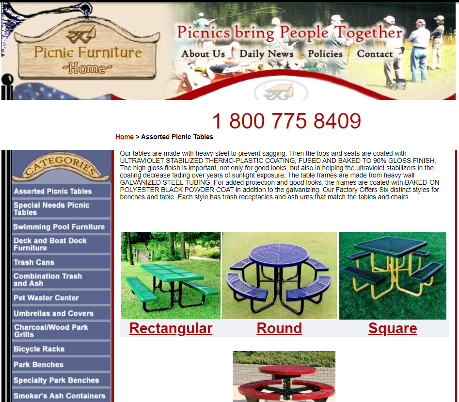 Picnic Furniture 2007